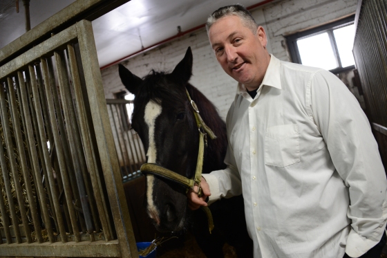 Steve Malone and his horse